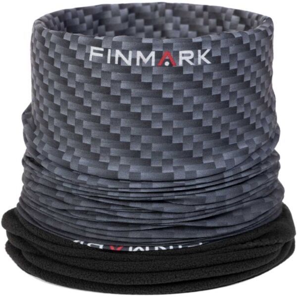Finmark Finmark FSW-217 Komin wielofunkcyjny z polarem, ciemnoszary, rozmiar UNI