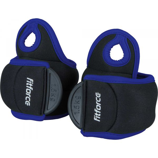 Fitforce Fitforce WRIST_W1,5 Obciążenie na nadgarstek, czarny, rozmiar 1,5 KG