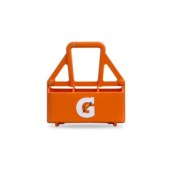 Gatorade Gatorade KOSZ NA BIDONY Plastikowy pojemnik do przenoszenia bidonów, pomarańczowy, rozmiar UNI
