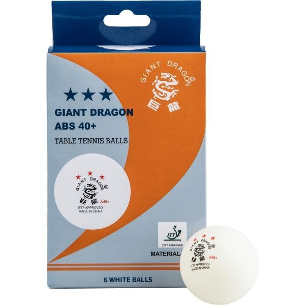 Giant Dragon Giant Dragon WHT PI PO Piłeczki do tenisa stołowego, biały, rozmiar os