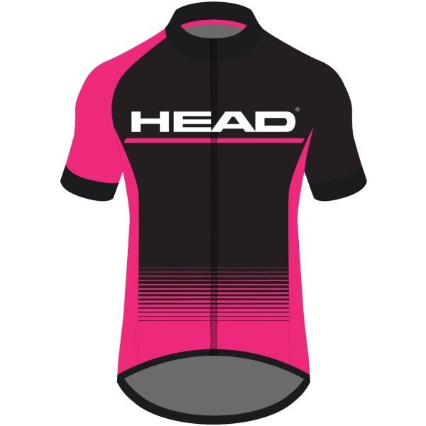 Head Head LADY JERSEY TEAM Koszulka rowerowa damska, różowy, rozmiar M