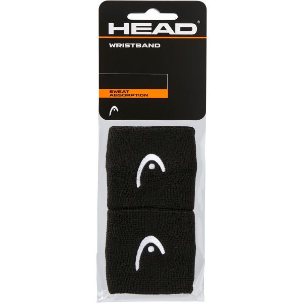 Head Head WRISTBAND 2,5 Frotka na nadgarstek, czarny, rozmiar UNI