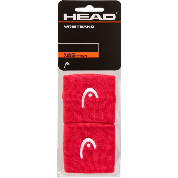 Head Head WRISTBAND 2,5 Frotka na nadgarstek, czerwony, rozmiar UNI