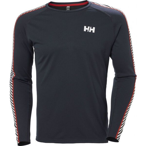 Helly Hansen Helly Hansen LIFA ACTIVE STRIPE CREW Koszulka termoaktywna męska, ciemnoniebieski, rozmiar M