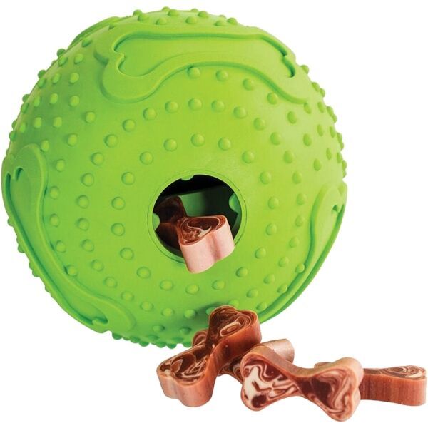 HIPHOP HIPHOP TREATING BALL 9.5 CM Piłka dla psa na przysmaki, zielony, rozmiar os