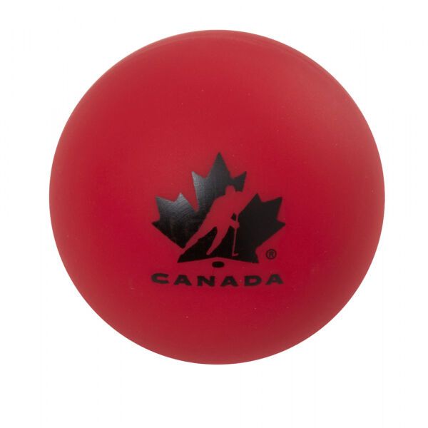 HOCKEY CANADA HOCKEY CANADA HOCKEY BALL HARD Piłka do hokejballu, czerwony, rozmiar os