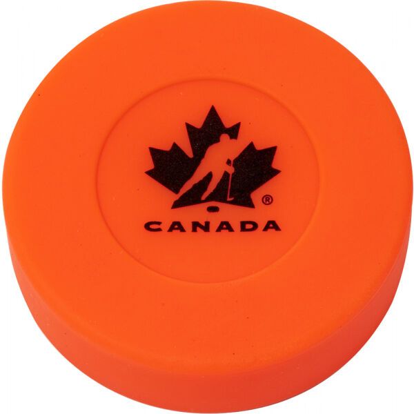 HOCKEY CANADA HOCKEY CANADA HOCKEY PUCK Krążek hokejowy, pomarańczowy, rozmiar os