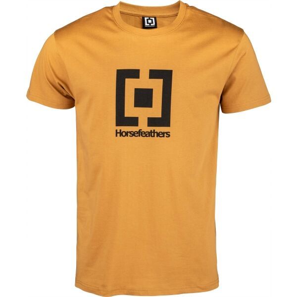 Horsefeathers Horsefeathers BASE T-SHIRT Koszulka męska, żółty, rozmiar M