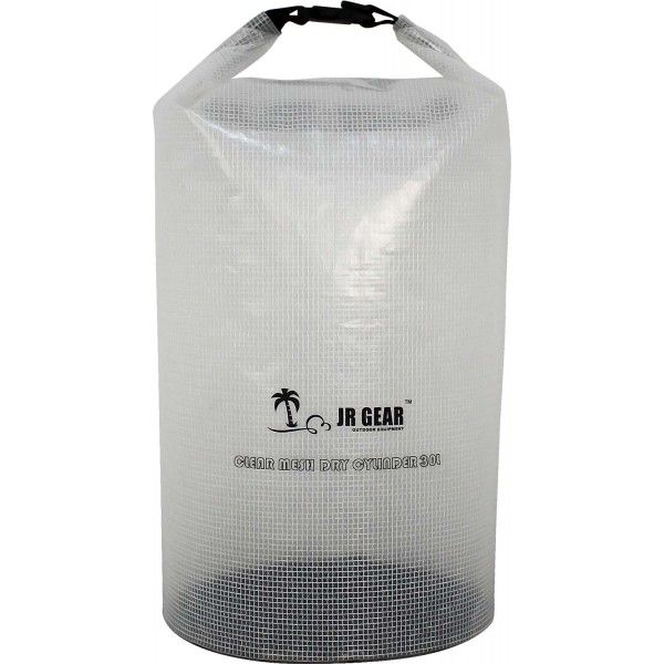 JR GEAR JR GEAR DRY BAG 30L CLEAR MESH Worek wodoodporny, bezbarwny, rozmiar os