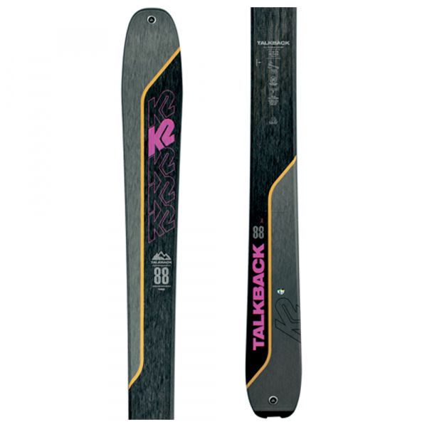 K2 K2 TALKBACK 88 Narty skiturowe damskie, ciemnoszary, rozmiar 167