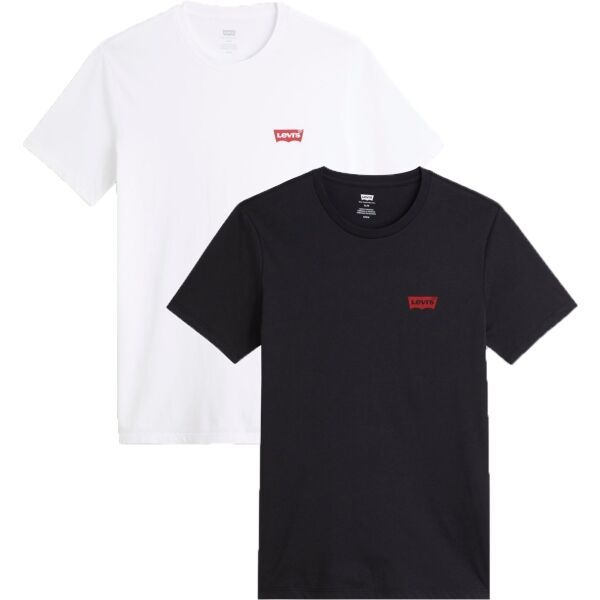 Levi's Levi's GRAPHIC CREWNECK T-SHIRT 2 PACK Koszulka męska, czarny, rozmiar M