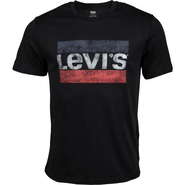 Levi's Levi's SPORTSWEAR LOGO GRAPHIC Koszulka męska, czarny, rozmiar S
