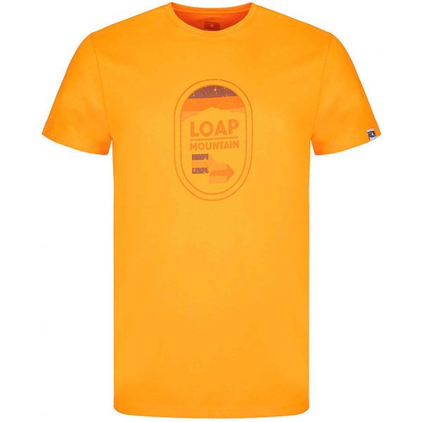 Loap Loap ALFINO Koszulka męska, żółty, rozmiar L
