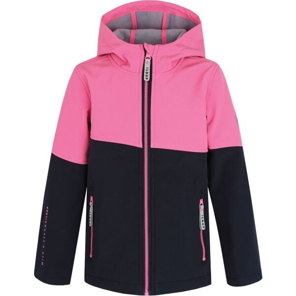 Loap Loap LONDON Kurtka softshell dziecięca, różowy, rozmiar 146/152