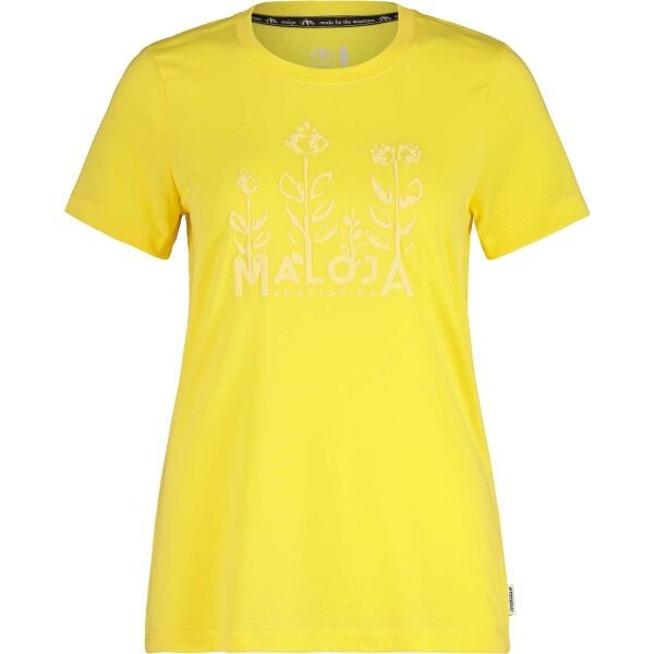 Maloja Maloja CURAGLIA W Koszulka rowerowa damska, żółty, rozmiar S