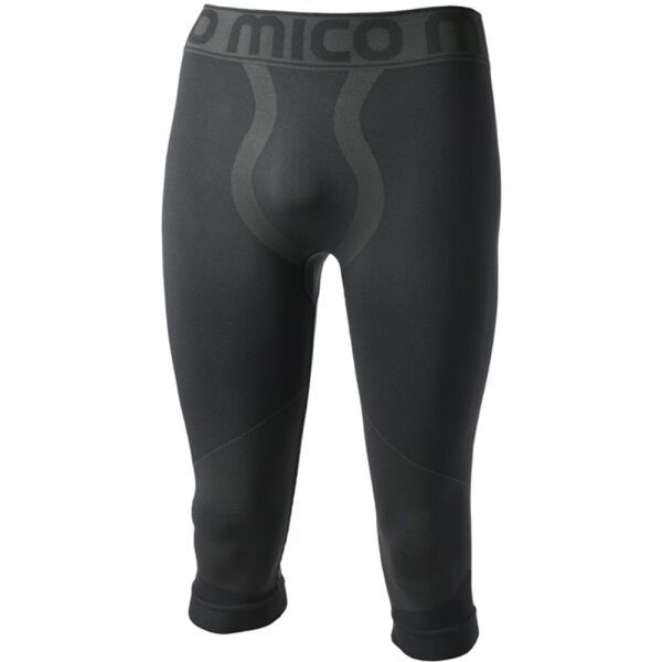 Mico Mico 3/4 TIGHT PANTS WARM CONTROL SKINTECH Bielizna termoaktywna męska, czarny, rozmiar ii