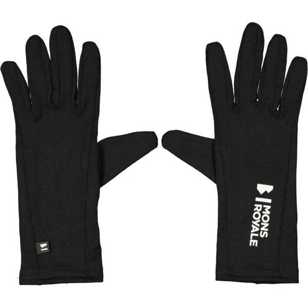 MONS ROYALE MONS ROYALE VOLTA GLOVE LINER Rękawice unisex, czarny, rozmiar L