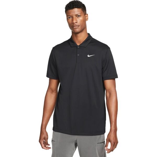Nike Nike COURT DRI-FIT Koszulka polo męska, czarny, rozmiar S