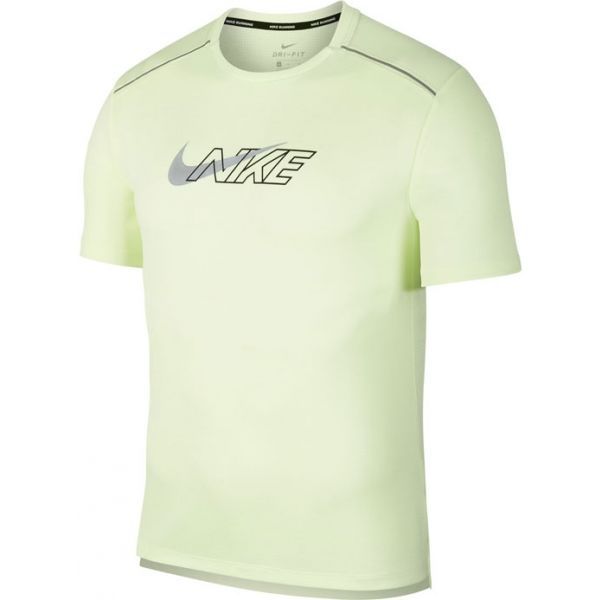 Nike Nike DF MILER SS FLASH NV M Koszulka do biegania męska, jasnozielony, rozmiar M