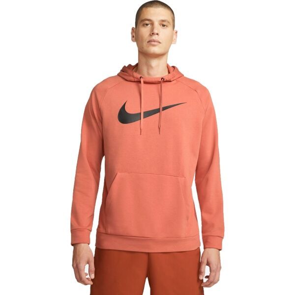 Nike Nike DRY HOODIE PO SWOOSH M Bluza treningowa męska, pomarańczowy, rozmiar XL
