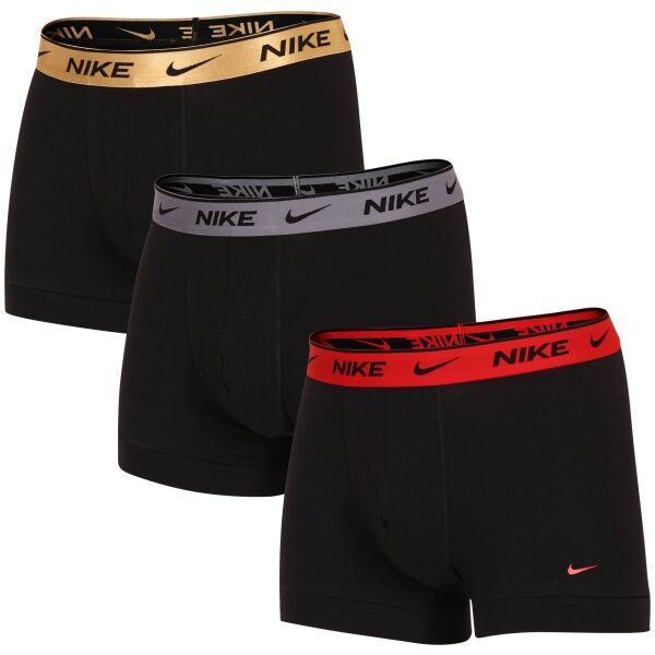 Nike Nike EDAY COTTON STRETCH Bokserki męskie, czarny, rozmiar L