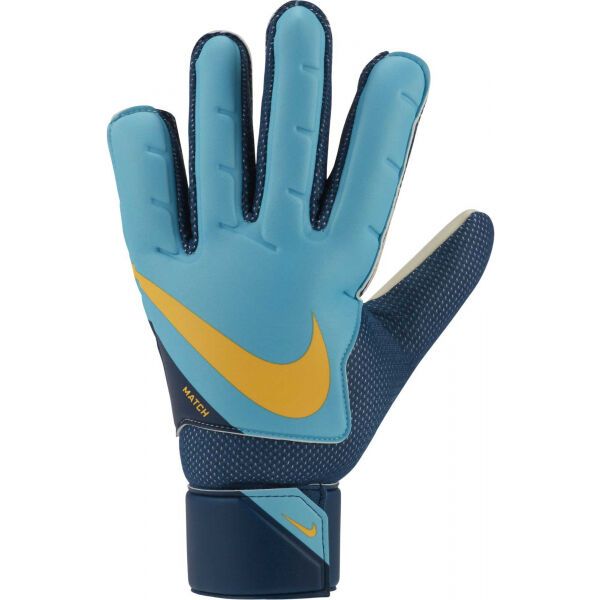 Nike Nike GOALKEEPER MATCH Rękawice bramkarskie męskie, jasnoniebieski, rozmiar 11