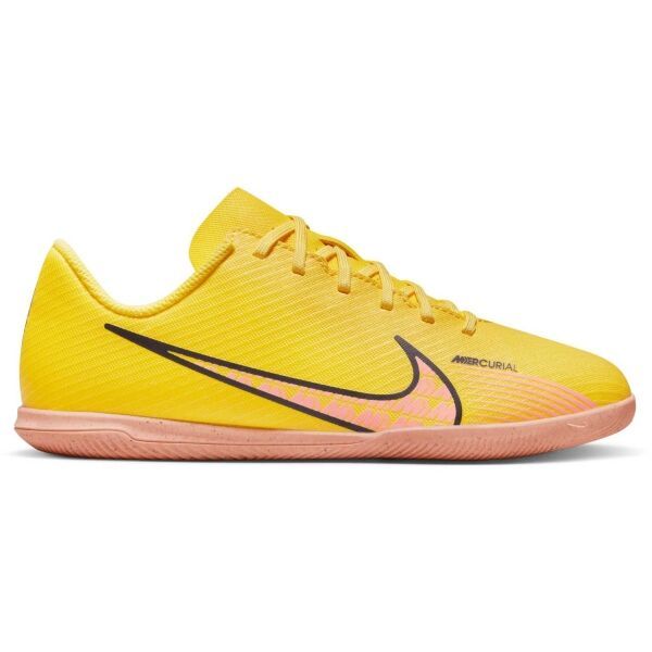 Nike Nike JR MERCURIAL VAPOR 15 CLUB IC Obuwie piłkarskie halowe dziecięce, żółty, rozmiar 33.5