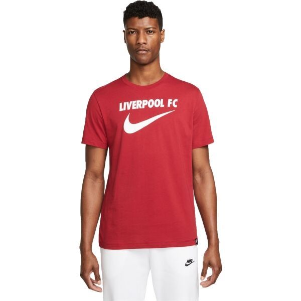 Nike Nike LFC M NK SWOOSH TEE Koszulka męska, czerwony, rozmiar XL