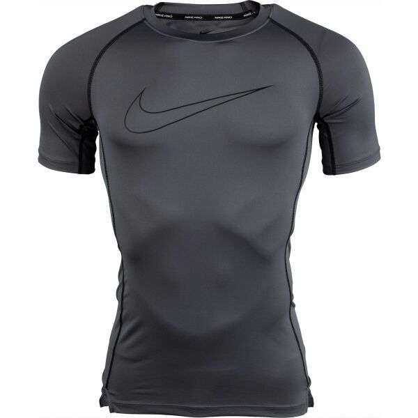 Nike Nike NP DF TIGHT TOP SS M Koszulka treningowa męska, ciemnoszary, rozmiar XL
