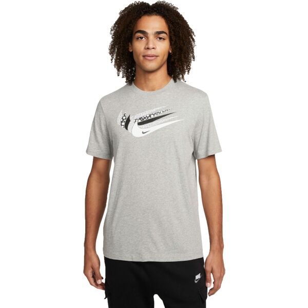 Nike Nike NSW 12 MO SWOOSH TEE M Koszulka męska, szary, rozmiar XXL