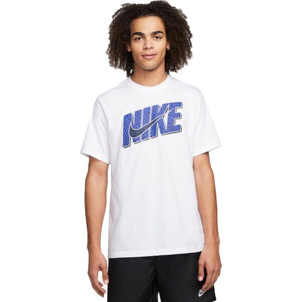 Nike Nike NSW 12 MO SWSH/NK BLK TEE Koszulka męska, biały, rozmiar XL