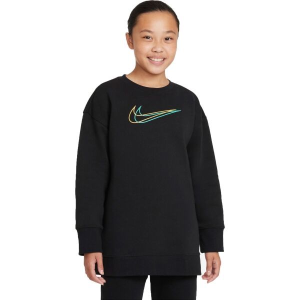 Nike Nike NSW BF G Bluza dziewczęca, czarny, rozmiar XL