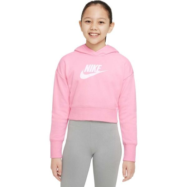 Nike Nike SPORTSWEAR CLUB Bluza dziewczęca, różowy, rozmiar L