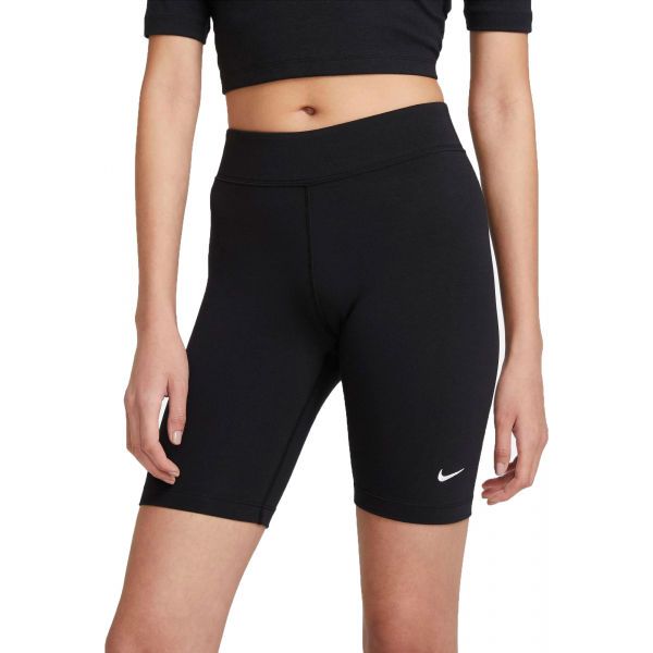 Nike Nike SPORTSWEAR ESSENTIAL Spodenki rowerowe damskie, czarny, rozmiar S