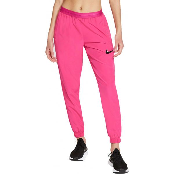 Nike Nike SWOOSH RUN TRK PANT W Spodnie damskie do biegania, różowy, rozmiar M