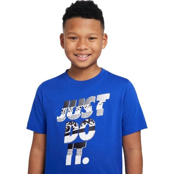 Nike Nike U NSW TEE CORE BRANDMARK 1 Koszulka chłopięca, niebieski, rozmiar M