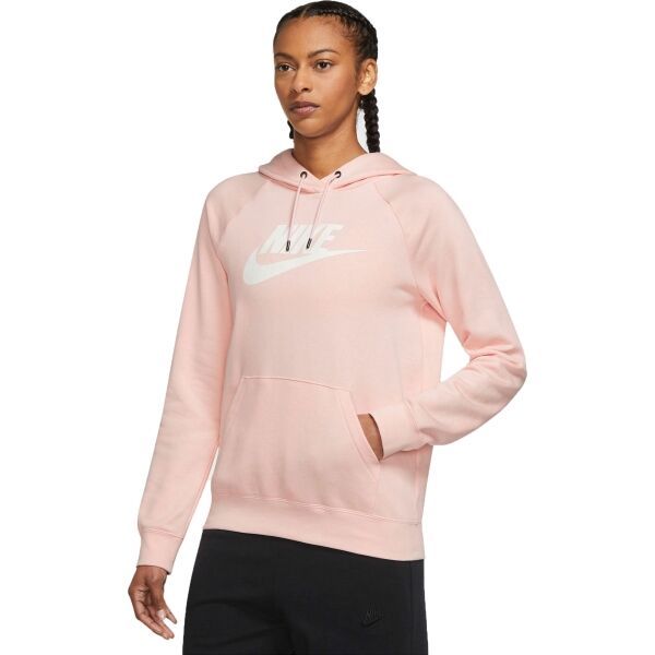 Nike Nike WOMENS FLEECE PULLOVER HOODIE Bluza damska, różowy, rozmiar L