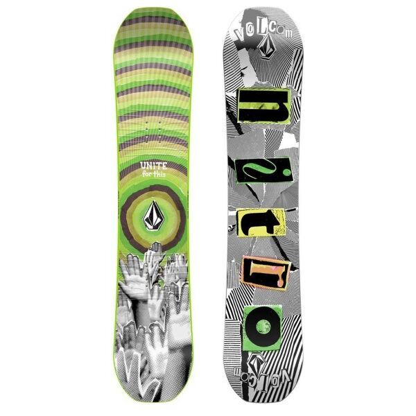 NITRO NITRO RIPPER KIDS X VOLCOM Snowboard dziecięcy, zielony, rozmiar 126