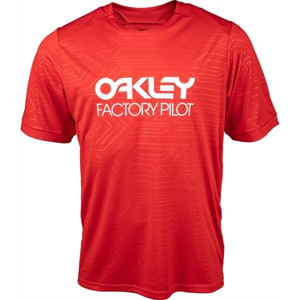 Oakley Oakley PIPELINE TRAIL TEE Koszulka rowerowa, czerwony, rozmiar L