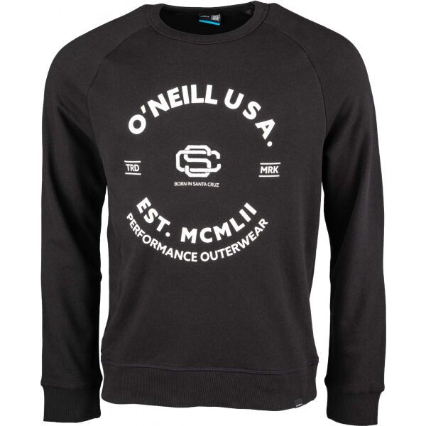 O'Neill O'Neill AMERICANA CREW SWEATSHIRT Bluza męska, czarny, rozmiar M