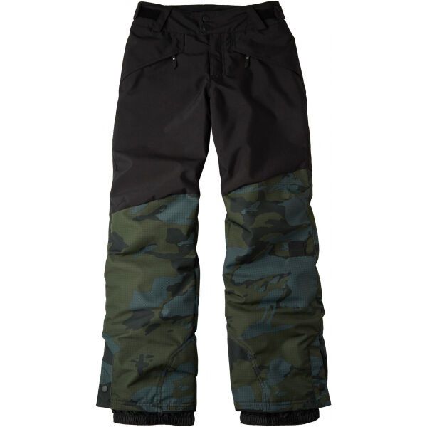 O'Neill O'Neill ANVIL COLORBLOCK PANTS Spodnie narciarskie/snowboardowe chłopięce, khaki, rozmiar 140