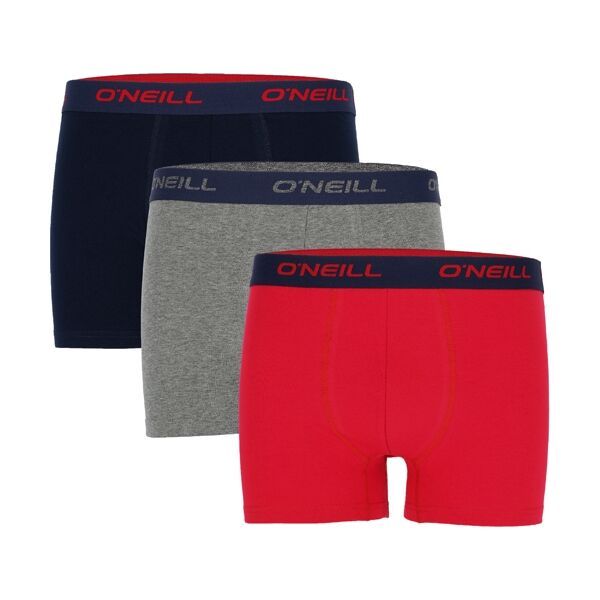 O'Neill O'Neill BOXER PLAIN 3PACK Bokserki męskie, ciemnoszary, rozmiar XL