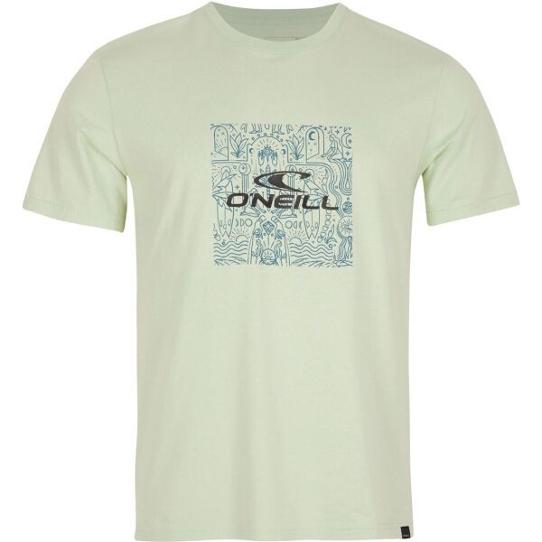 O'Neill O'Neill CUBE FILL T-SHIRT Koszulka męska, jasnozielony, rozmiar XXL