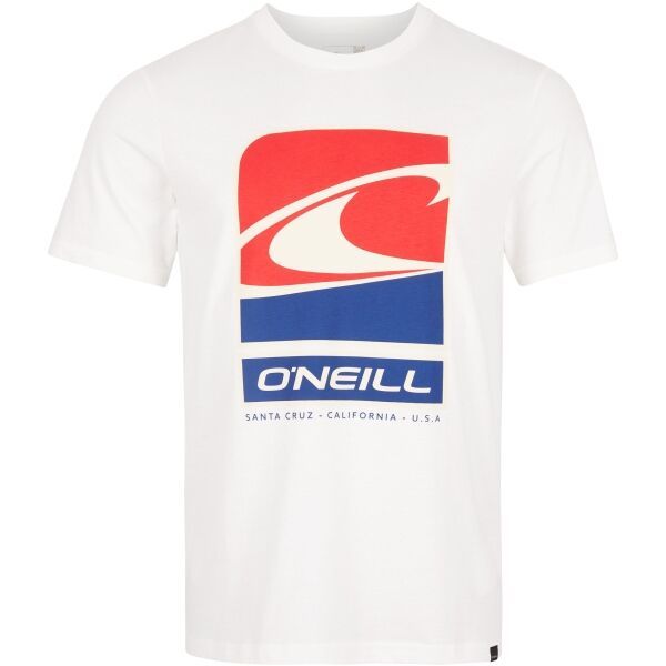 O'Neill O'Neill FLAG WAVE Koszulka męska, biały, rozmiar L