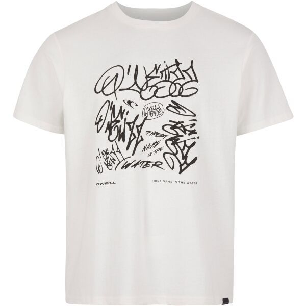 O'Neill O'Neill GRAFFITI T-SHIRT Koszulka męska, biały, rozmiar L