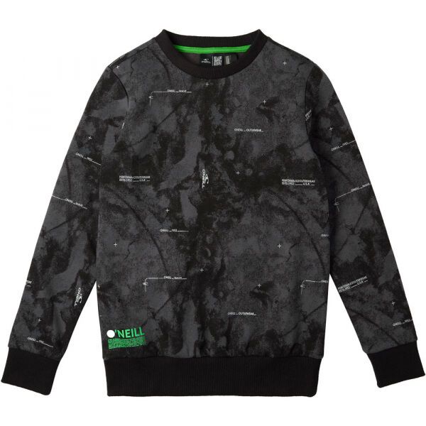 O'Neill O'Neill HYBRID CREW SWEATSHIRT AOP Bluza chłopięca, ciemnoszary, rozmiar 164