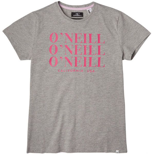 O'Neill O'Neill LG ALL YEAR SS T-SHIRT Koszulka dziewczęca, szary, rozmiar 176