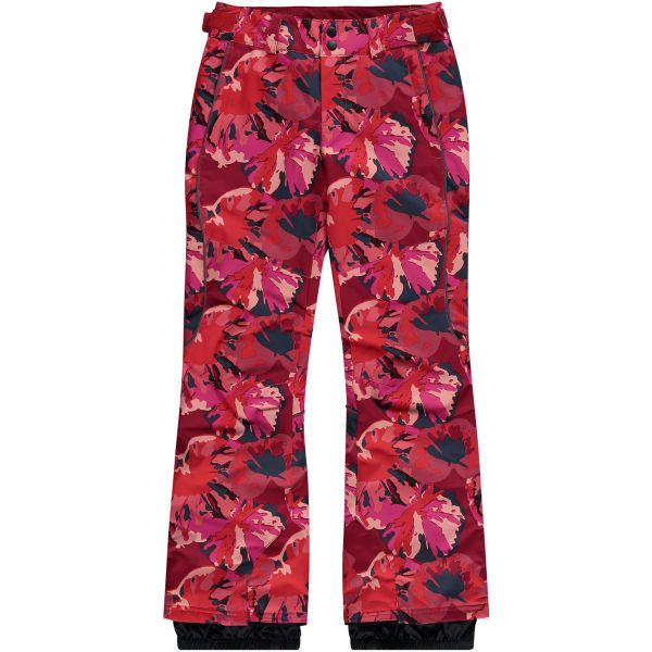 O'Neill O'Neill PG CHARM AOP PANTS Spodnie narciarskie / snowboardowe dziewczęce, bordowy, rozmiar 164