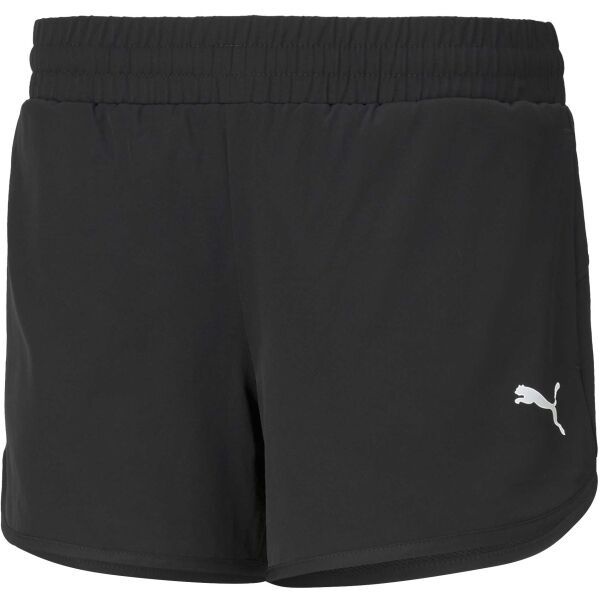 Puma Puma ACTIVE 4 WOVEN SHORTS Spodenki damskie, czarny, rozmiar L