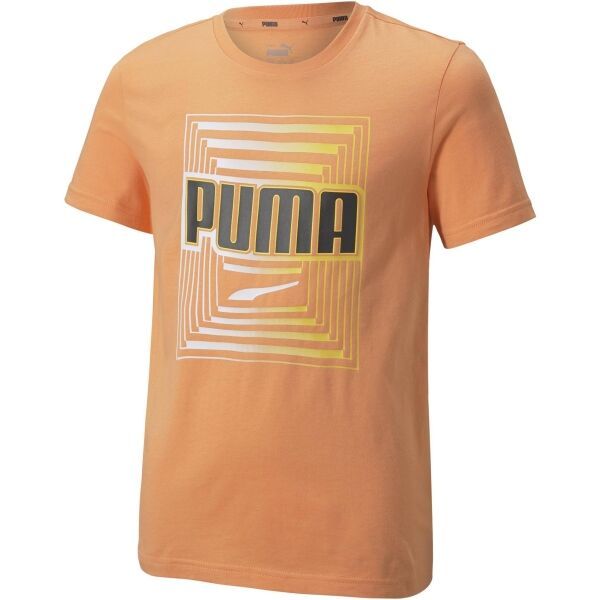 Puma Puma ALPHA GRAPHIC TEE Koszulka dziecięca, pomarańczowy, rozmiar 152